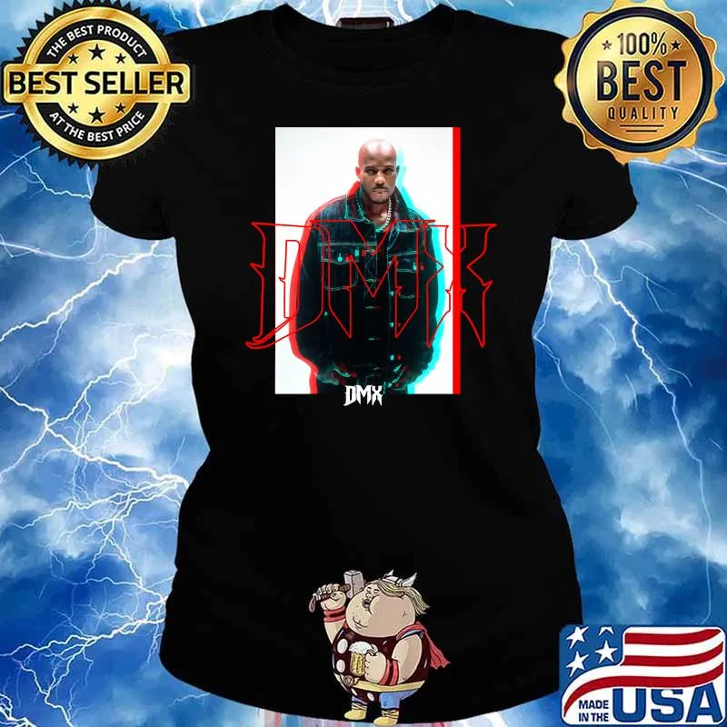 DMX Fan Art Red Shirt Ladies tee