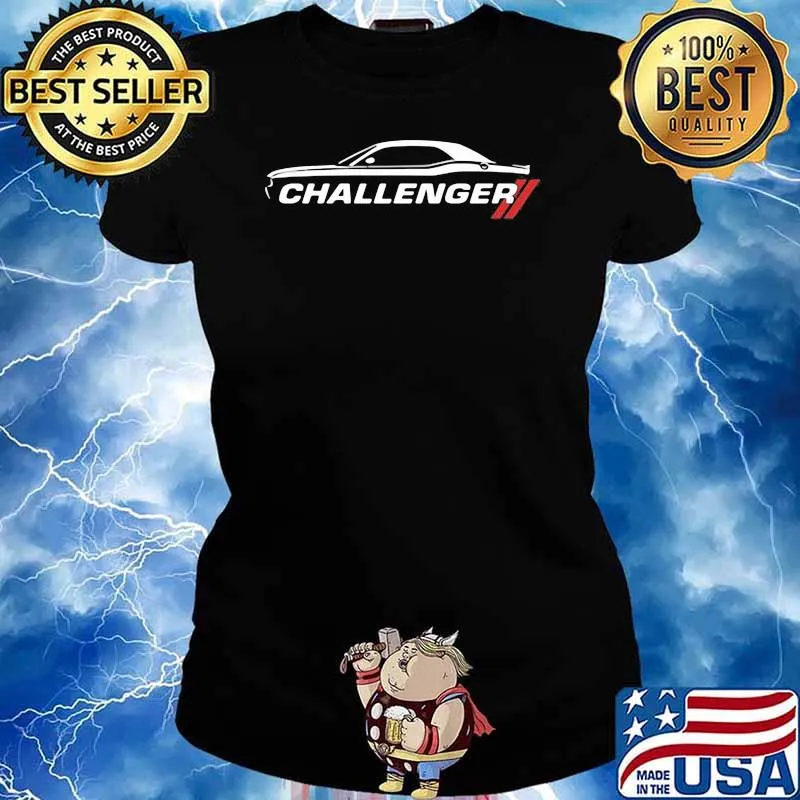 Dodge Challenger Car Shirt Ladies tee