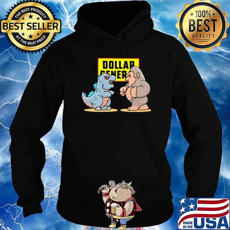 Dollar General Baby Kong And Baby Godzilla Shirt Hoodie