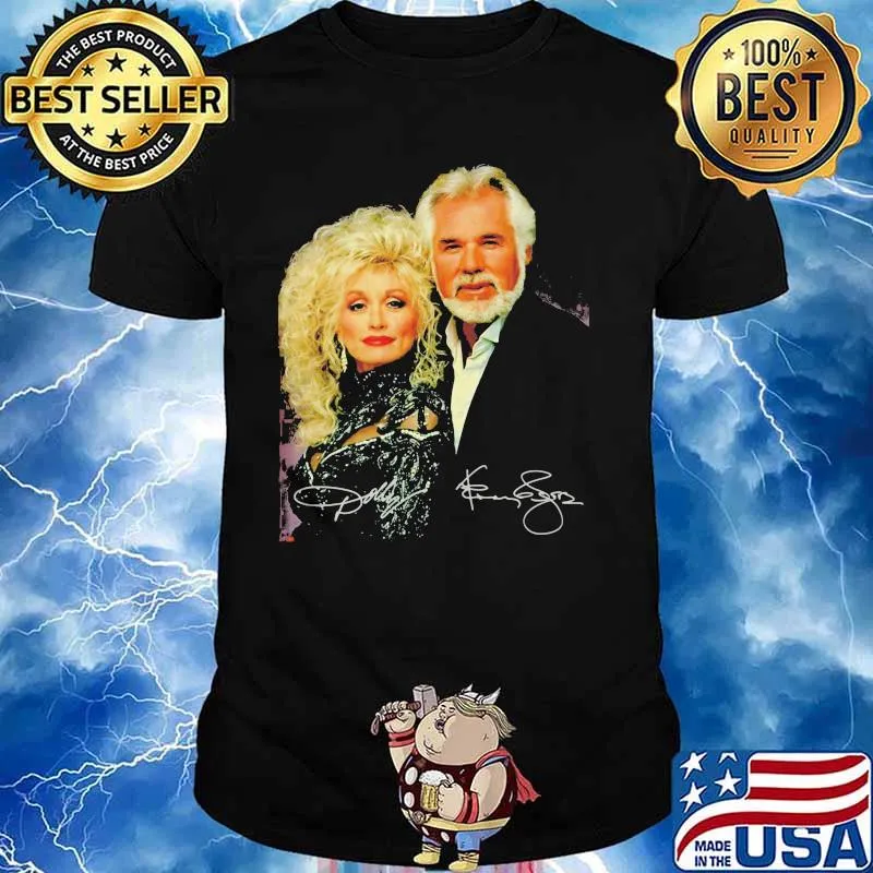 Dolly Parton And Kenny Rogers Signature Shirt