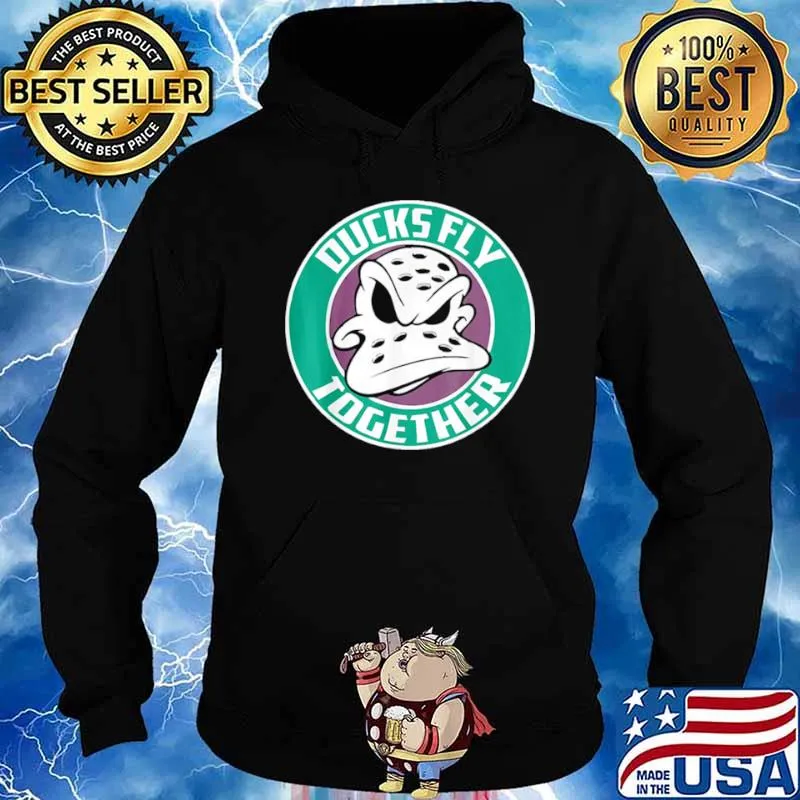 Ducks art mighty of anaheim hockey Hoodie