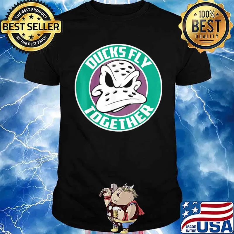 Ducks art mighty of anaheim hockey shirt
