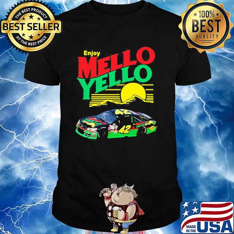 Enjoy Mello Yello Sunset Nascar Kyle Larson Shirt