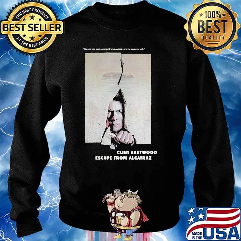 Escape From Alcatraz Clint Eastwood Escape From Alcatraz Shirt Sweater