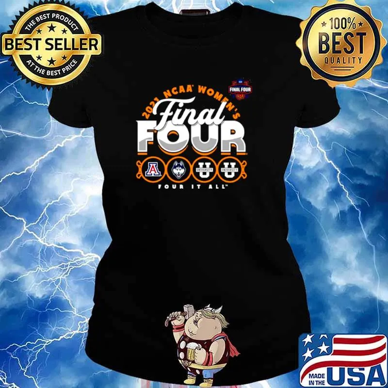Fanatics Branded 2021 NCAA Women’s Basketball Tournament March Madness Final Four Bound Inbound Ladies tee