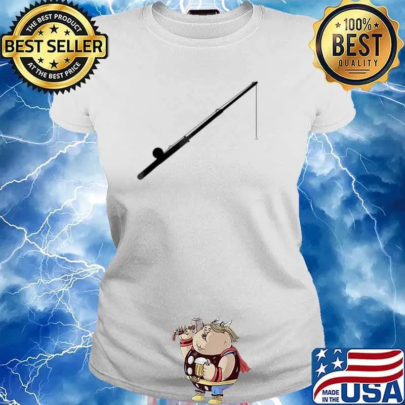 Fishing Pole Ladies tee