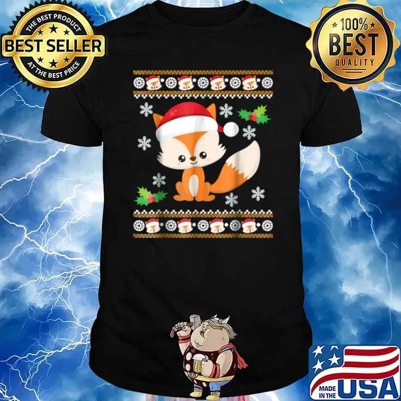 Fox Ugly Christmas Sweater Shirt