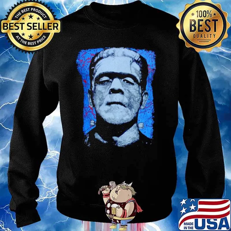 Frank N. Stein Man Tee By Lowbrow Art Company Sweater