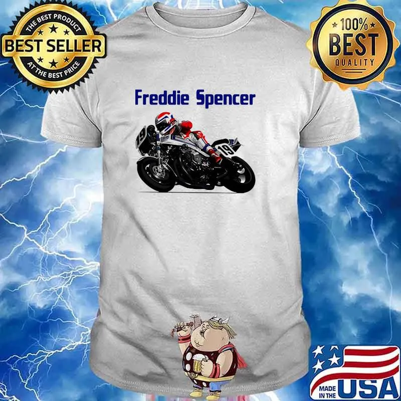 Freddie Spencer World Champion Motorcycle Shirt