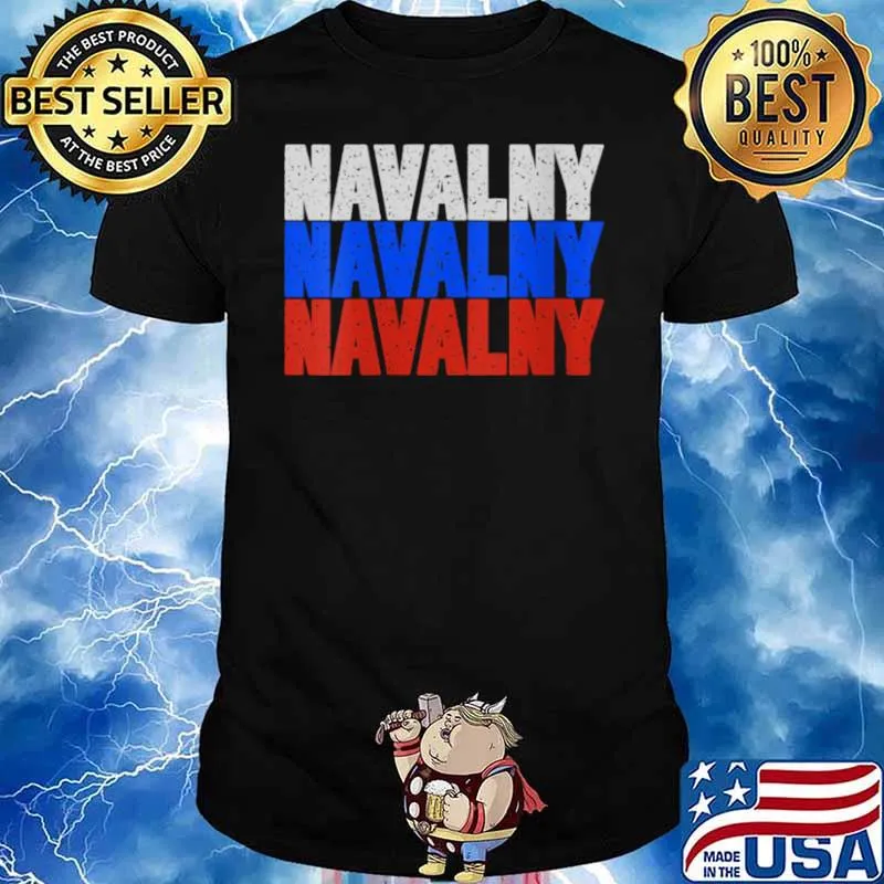 Free Navalny Supporter Russian Flag Peace for Russia 2021 Shirt