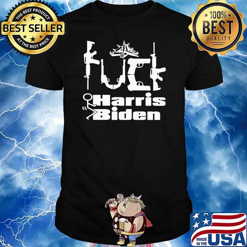 Fuck Harris Biden Gun Shirt