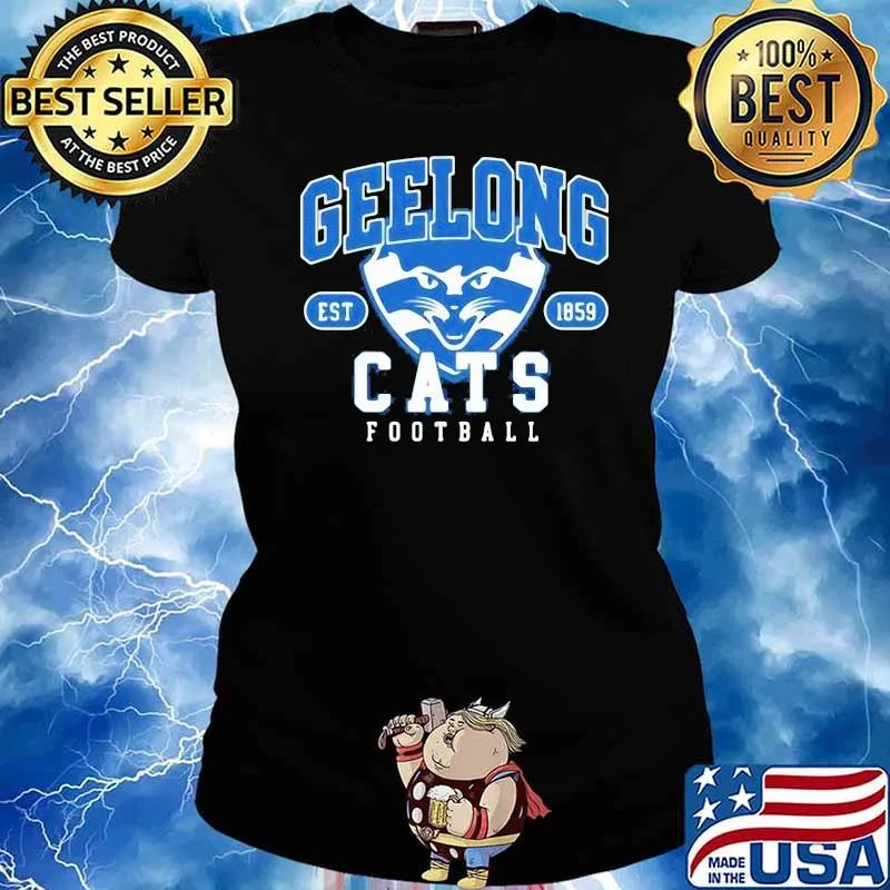 Geelong Cats Football Est 1859 Shirt Ladies tee