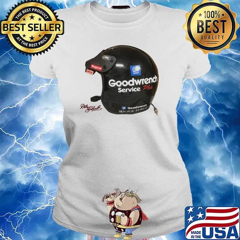 Goodwrench Service Dale Earnhardt Signature Nascar Shirt Ladies tee