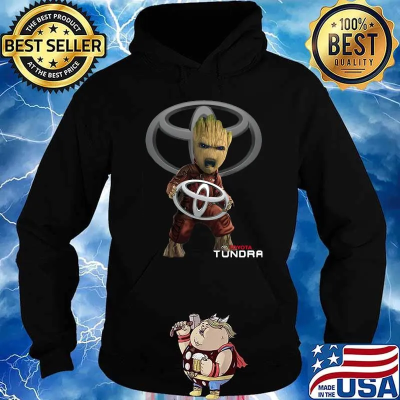 Groot With Toyota Tundra Logo Shirt Hoodie