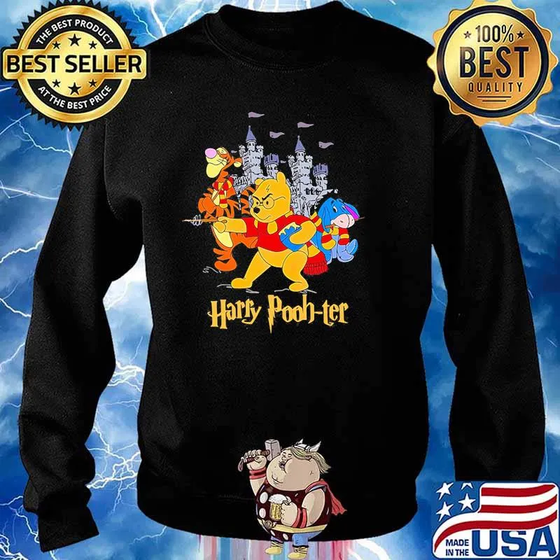 Harry Poohter Pooh Bear Tiger Donkey Shirt Sweater