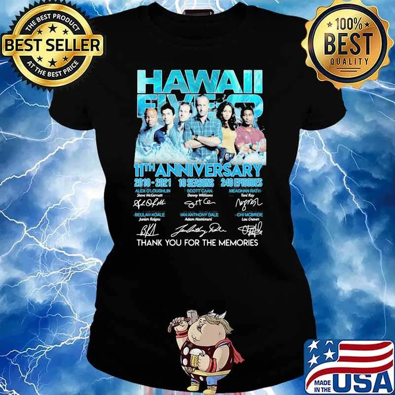 Hawaii Eiye 11th Anniversary 2010 2021 Thank You For The Memories Signature Shirt Ladies tee
