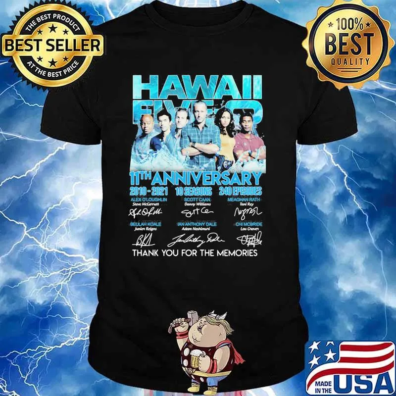 Hawaii Eiye 11th Anniversary 2010 2021 Thank You For The Memories Signature Shirt