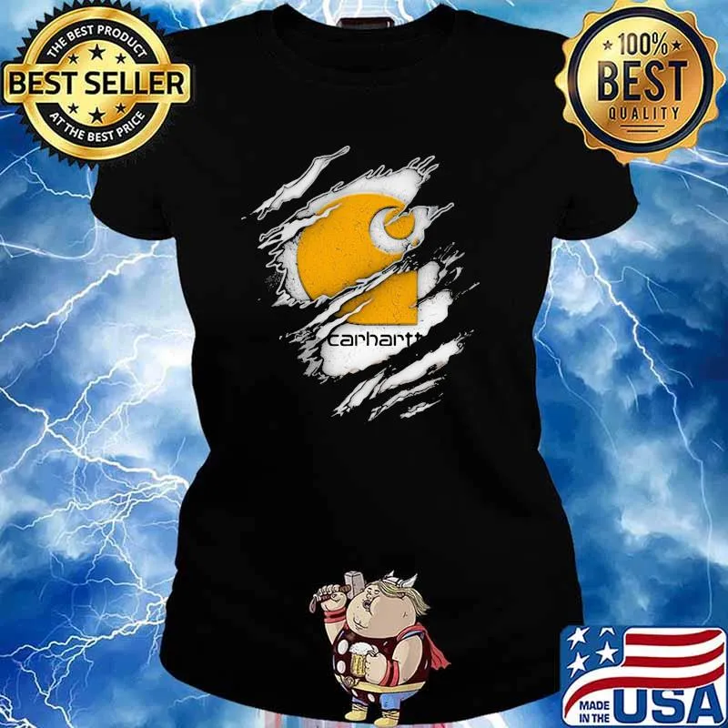 Hero With Carharth logo Shirt Ladies tee