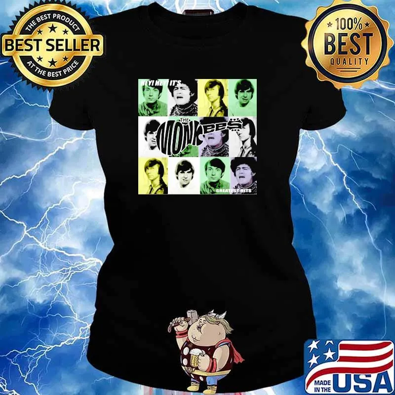 Hey Greatest Hits The Monkees Shirt Ladies tee
