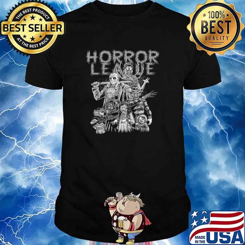 Horror league character shirt