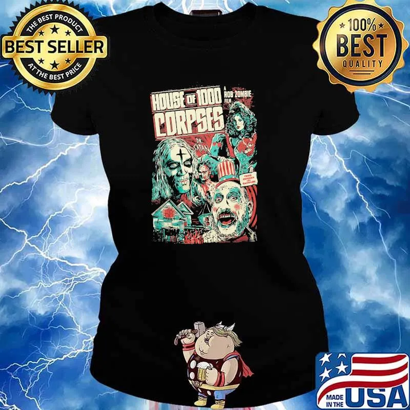 House Of 1000 Corpses Fried A Rob Zombie Film Shirt Ladies tee
