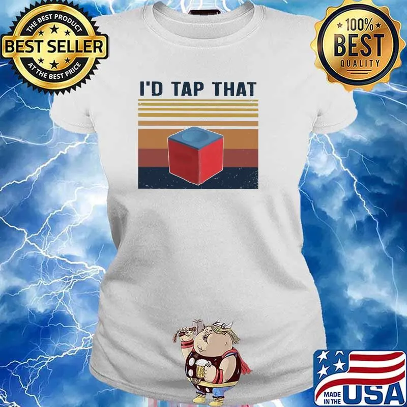 I'd Tap That Billiard Vintage Shirt Ladies tee