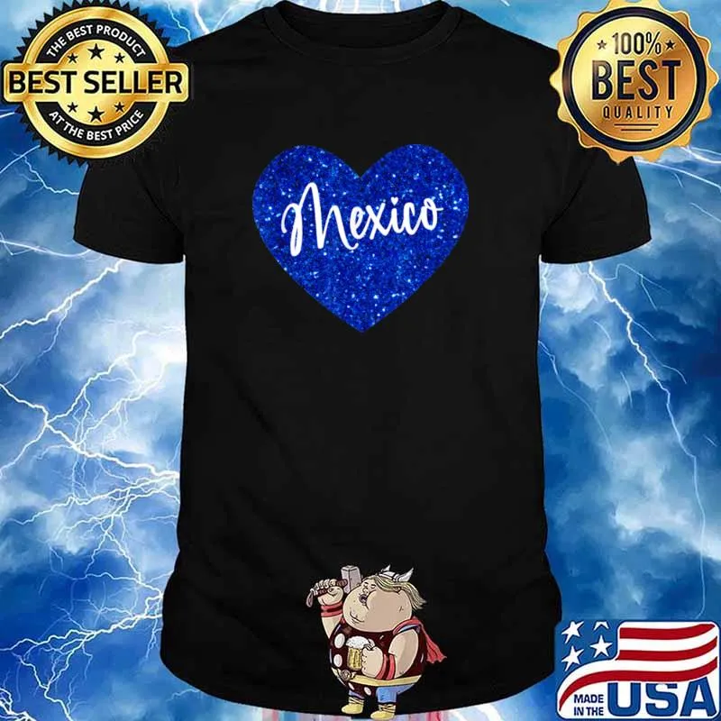 I Love Mexico Heart Shirt