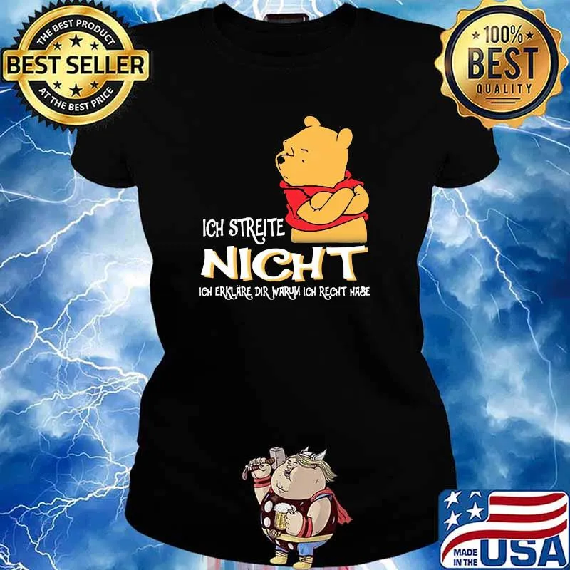 Ich Streite Night Dir Warum Ich Recht Hase Pool Shirt Ladies tee