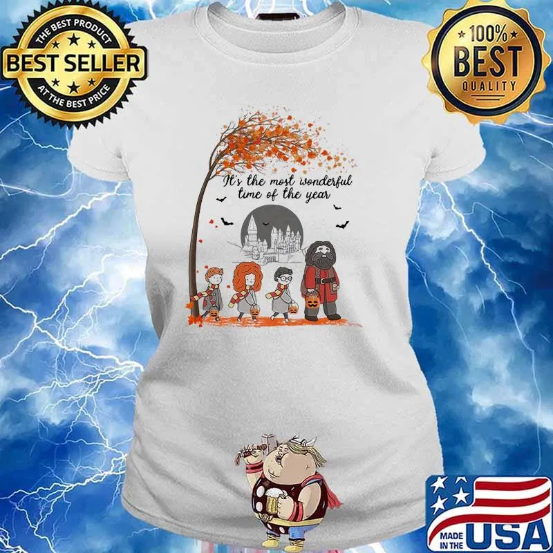 It’s The Most Wonderful Time Of The Year Harry Potter Pumpkin Shirt Ladies tee