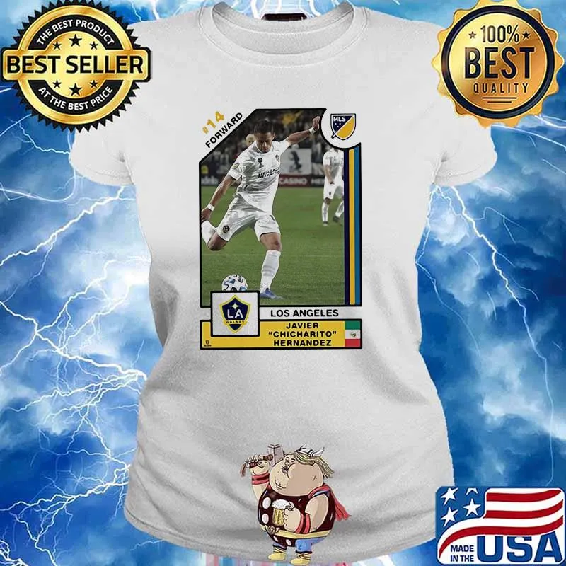 Javier Chicharito Hernández Los Angeles Player Card Shirt Ladies tee