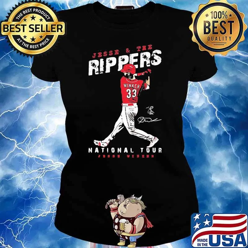 Jesse And The Rippers Winker National Tour Signature Shirt Ladies tee