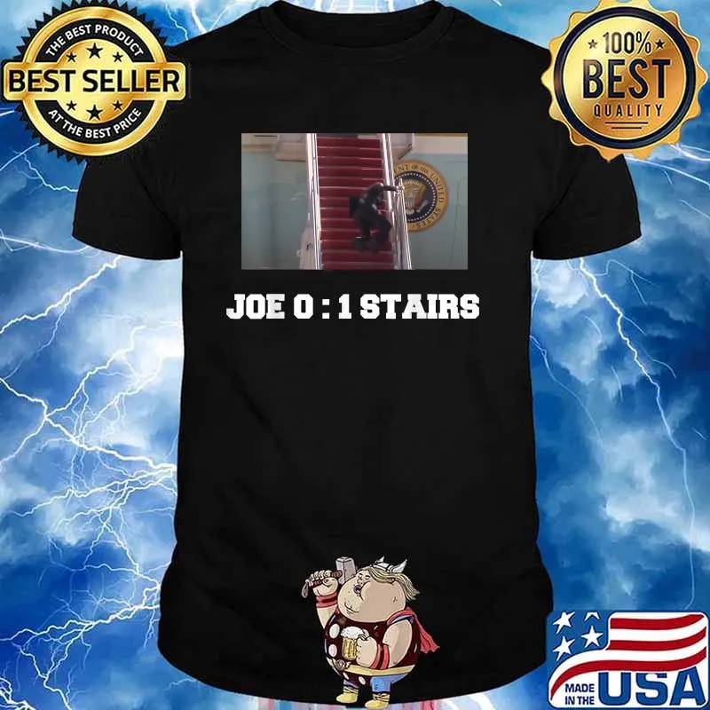 Joe Biden Falling Down Stairs Joe Vs Stairs Election Shirt