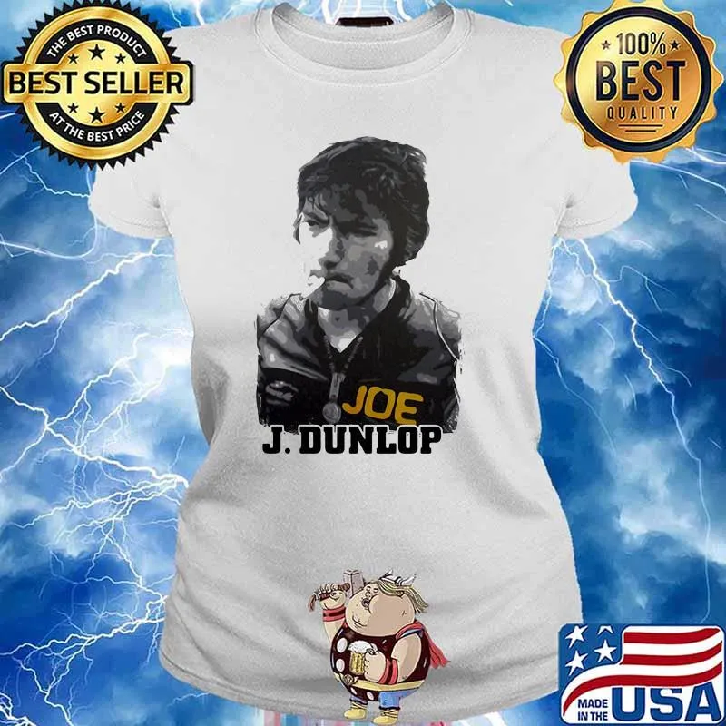 Joey Dunlop Racing Athlete Motorcycle Shirt Ladies tee