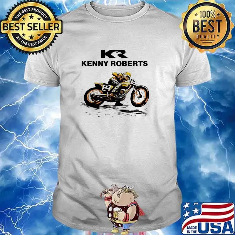 Kenny Roberts World Champion Motorcycle Shirt