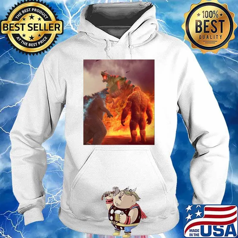 King And Godzilla Team Monster Shirt Hoodie