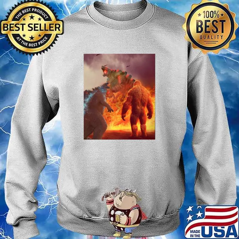 King And Godzilla Team Monster Shirt Sweater