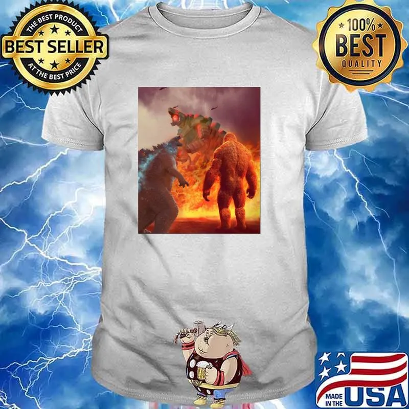 King And Godzilla Team Monster Shirt