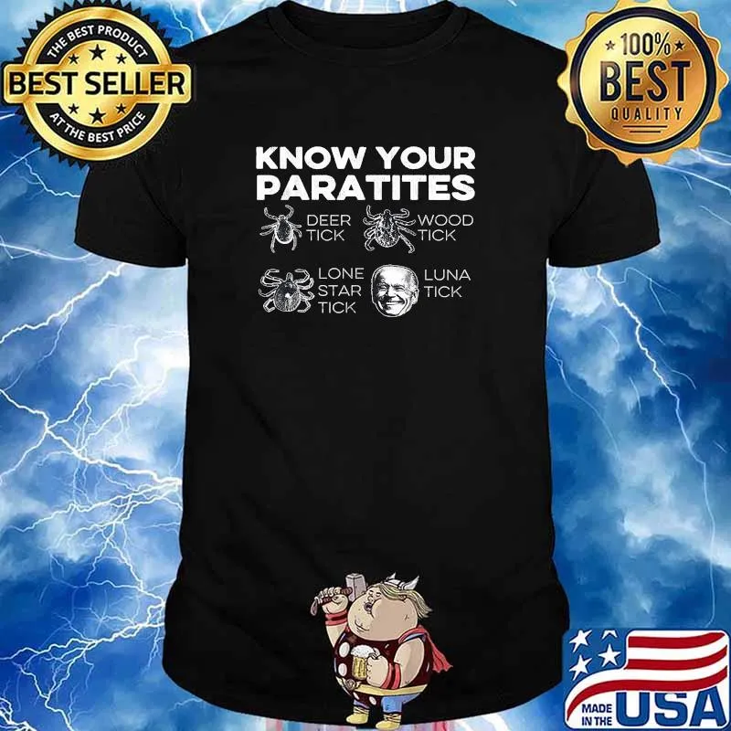 Know Your Parasites Anti Joe Biden Shirt