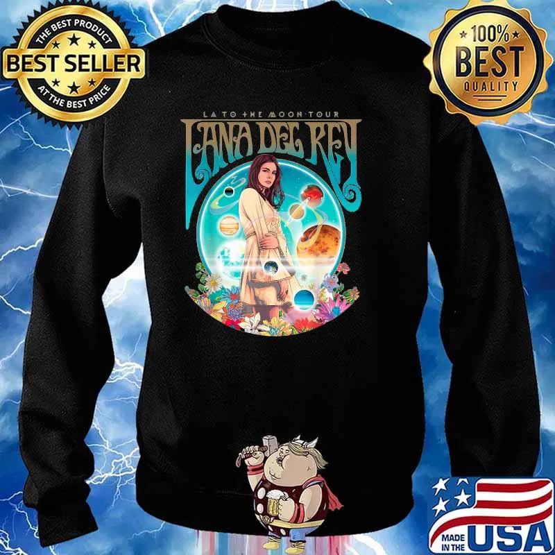 lato The Moon Tour Lana Del Rey fanart Flower Shirt Sweater