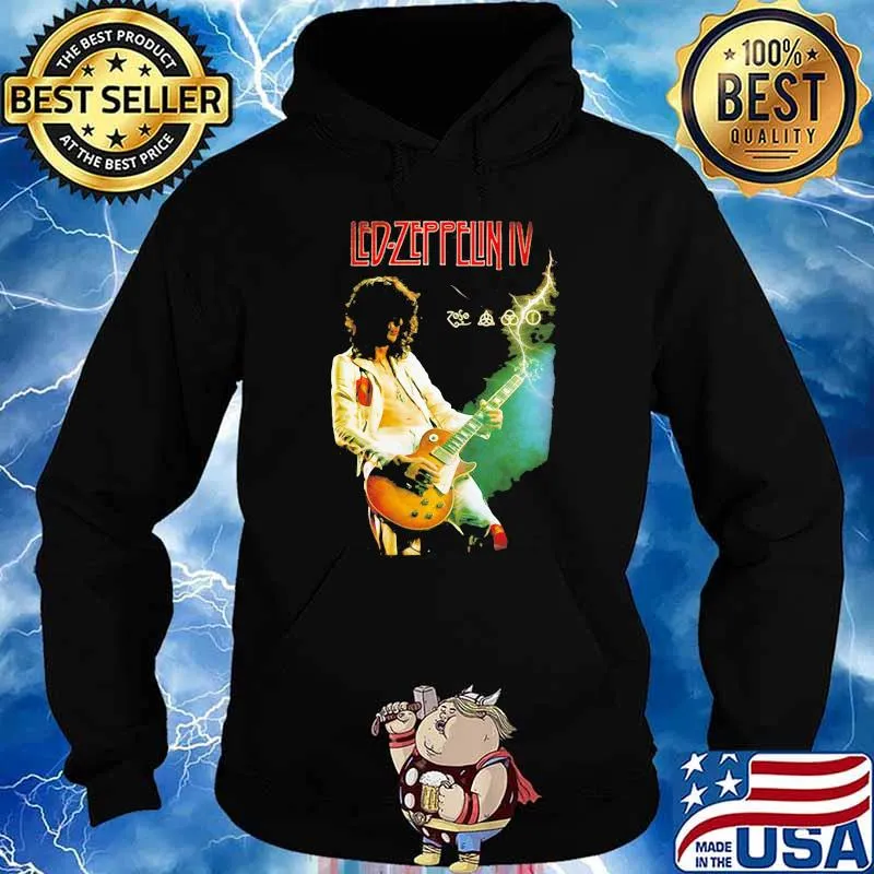 Led Zeppelin Player Guitar Legends Music Shirt Hoodie