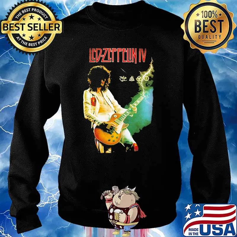 Led Zeppelin Player Guitar Legends Music Shirt Sweater