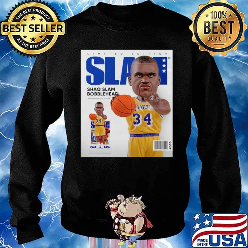 Limited Edition Slam Shaq Slam Bobblehead Sweater