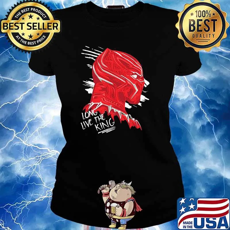 Long Live The King Black Panther Shirt Ladies tee