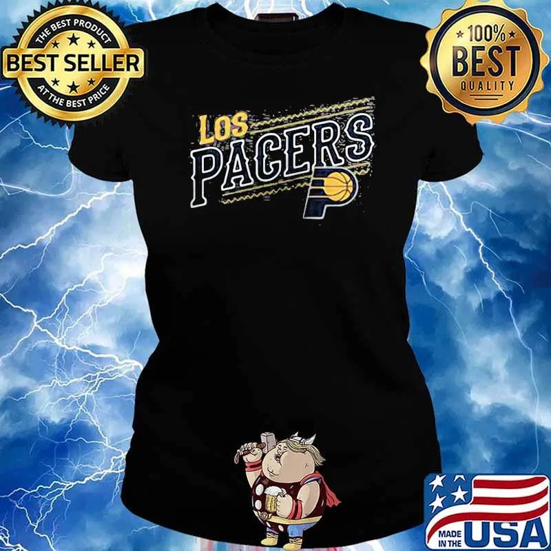 Los Pacers 2021 Nba Noches Baseball Shirt Ladies tee