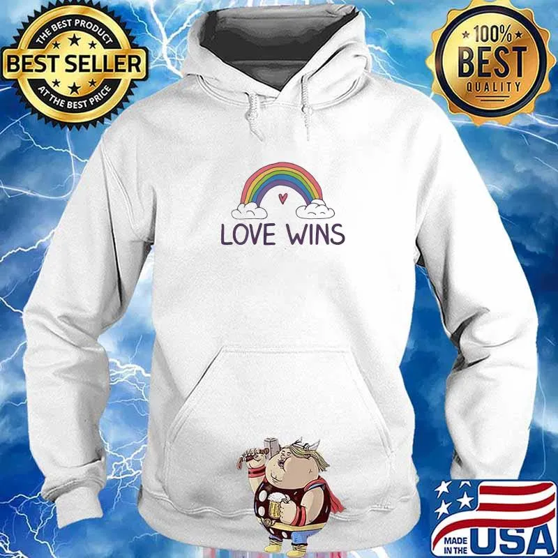 Love Wins Rainbow Shirt Hoodie