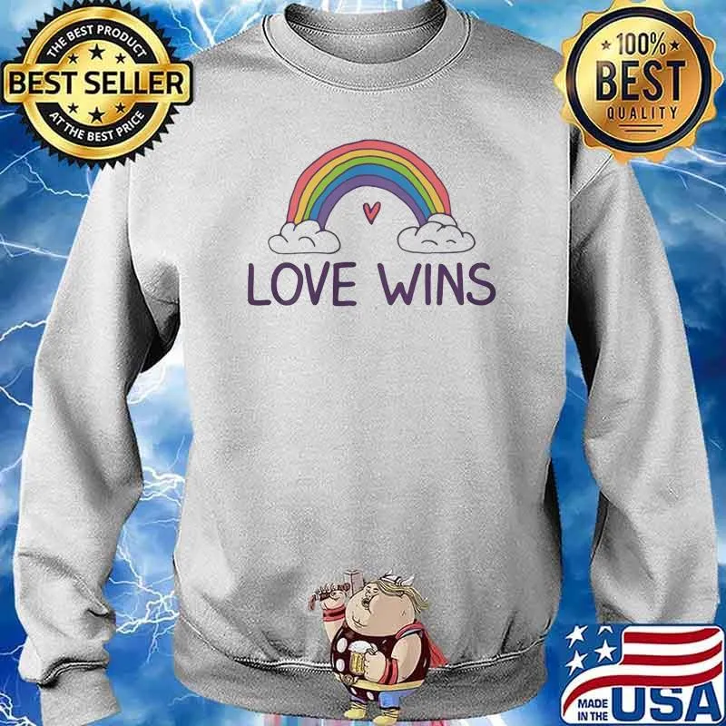 Love Wins Rainbow Shirt Sweater