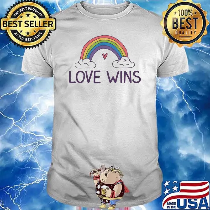 Love Wins Rainbow Shirt