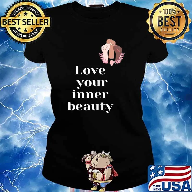 Love your inner beauty Black Lives Matter Ladies tee