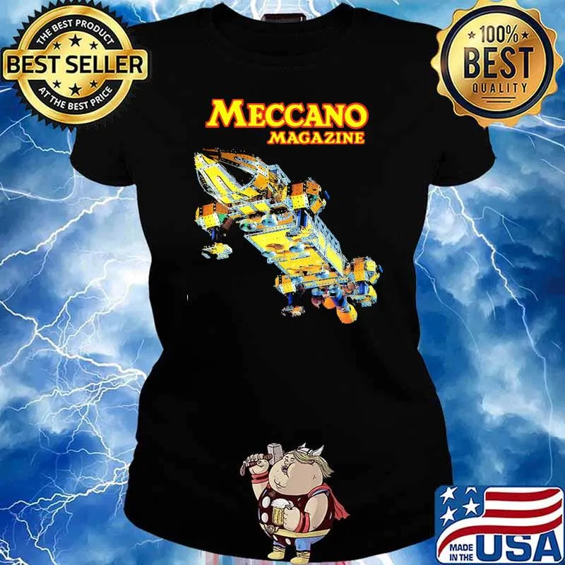 Maccano Magazine Moonbase Alpha Space 1999 Shirt Ladies tee