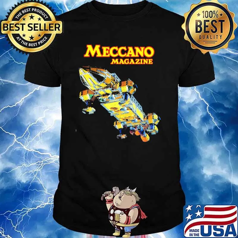 Maccano Magazine Moonbase Alpha Space 1999 Shirt